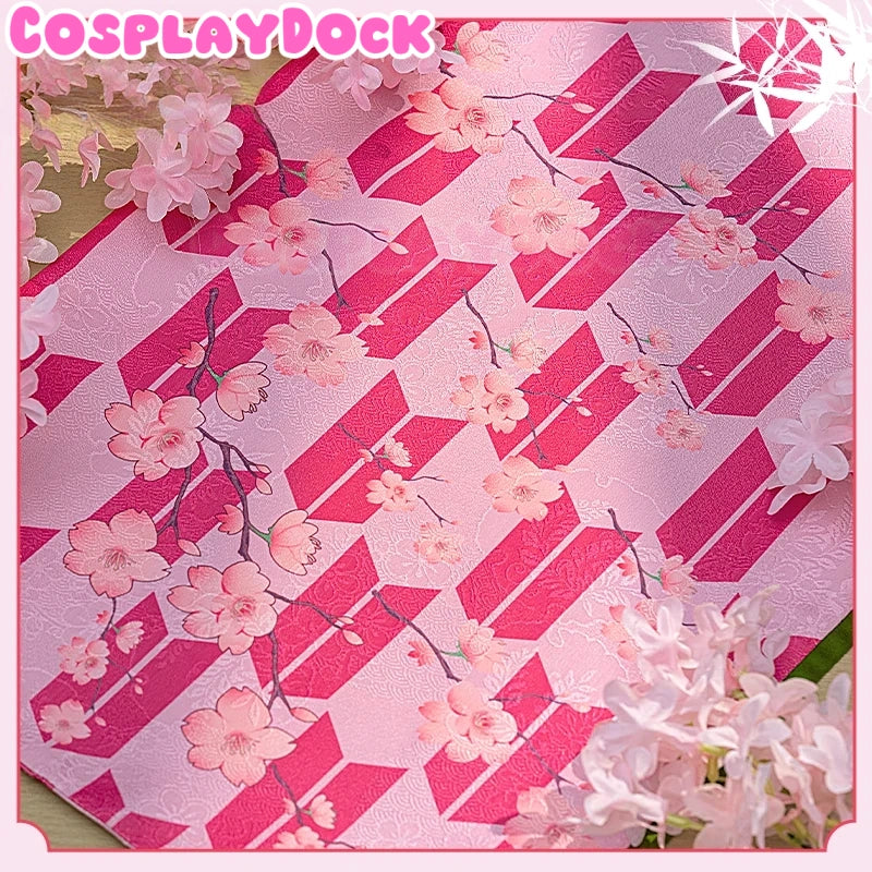 Cosplaydock Anime Demon Slayer Cosplay Costume 5th Anniversary Mitsuri Kanroji cosplay costume