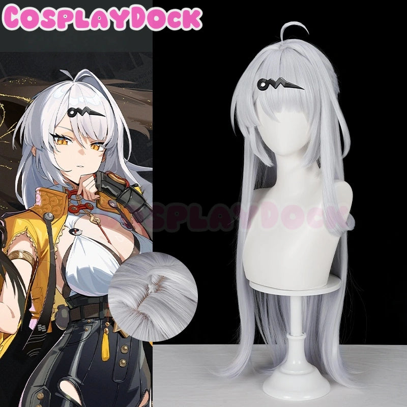 Cosplaydock Game Zenless Zone Zero Cosplay Yixuan Wig Long Straight Yellow Hair Yi Xuan ZZZ