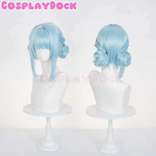 Cosplaydock Game Genshin Impact Ineffa cospaly blue wig