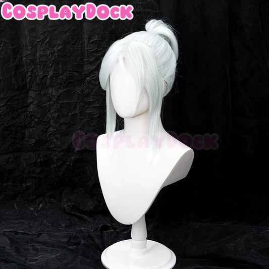 Cosplaydock Game Valorant Cosplay Jett Cosplay Wig White Hair VALORANT
