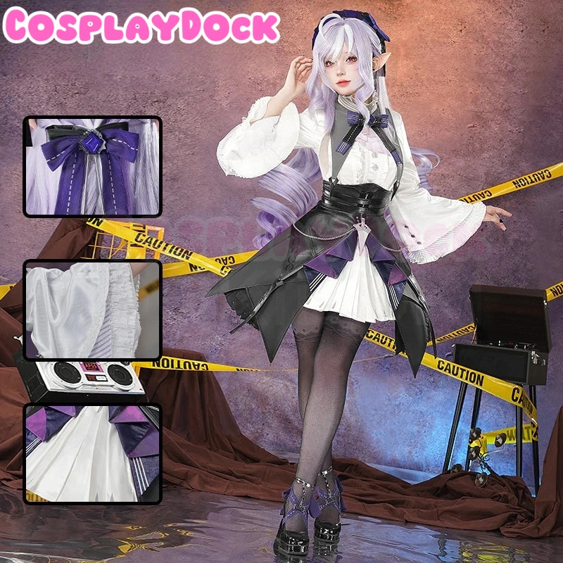 Game Zenless Zone Zero Cosplay Vivian Banshee Costume Vampire Girl ZZZ
