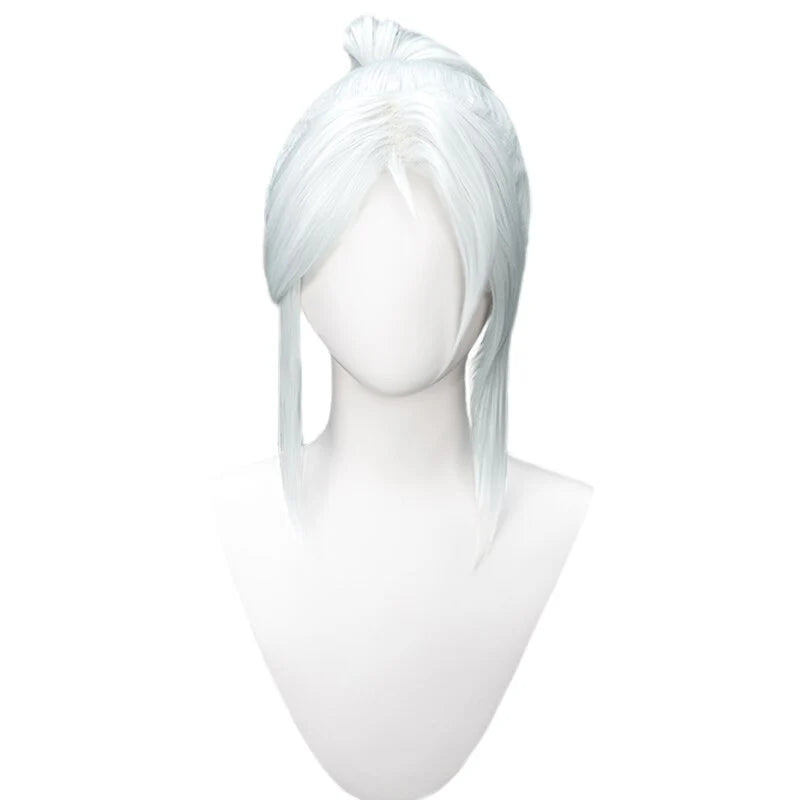 Cosplaydock Game Valorant Cosplay Jett Cosplay Wig White Hair VALORANT