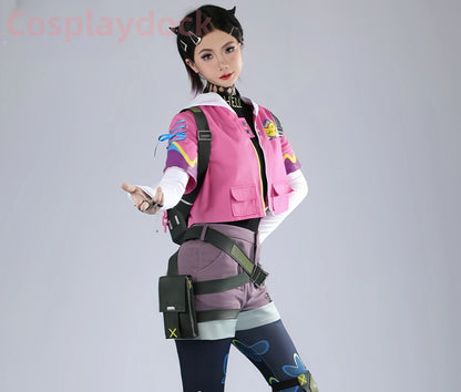 Game Valorant Cosplay Clove Costume