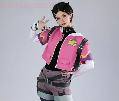 Game Valorant Cosplay Clove Costume