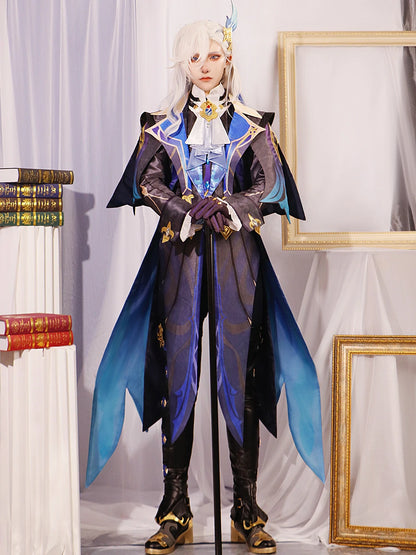 Game Genshin Impact Cosplay Neuvillette Costume Fontaine