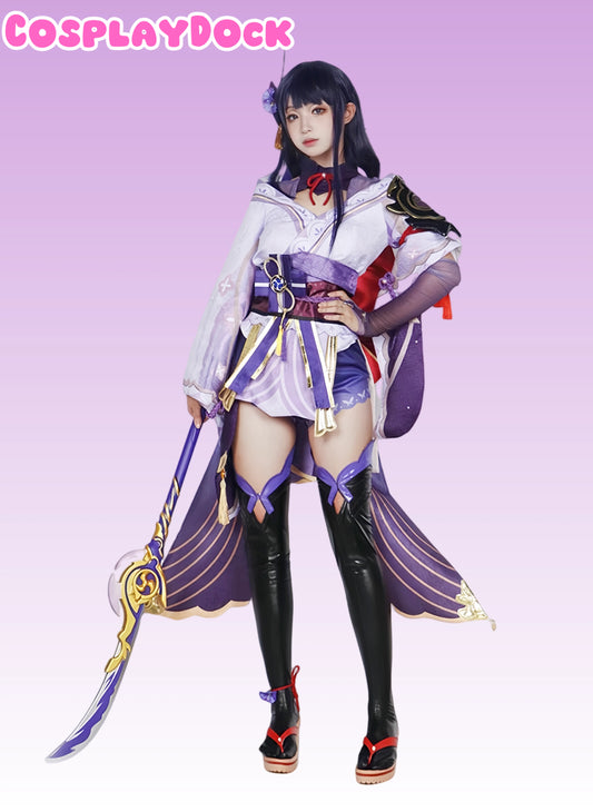 Game Genshin Impact Raiden Shogun Cosplay Costume Baal