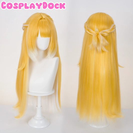 Cosplaydock Game Zenless Zone Zero Cosplay JuFufu Cosplay Wig Long Straight Yellow Hair Ju Fu Fu ZZZ