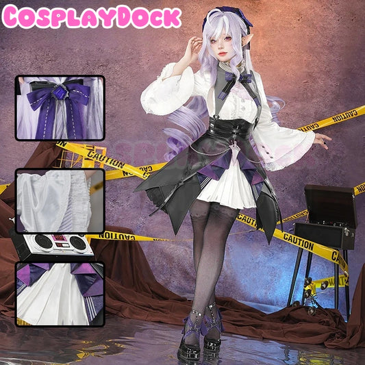 Game Zenless Zone Zero Cosplay Vivian Banshee Costume Vampire Girl ZZZ