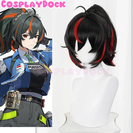 Cosplaydock Game Zenless Zone Zero Cosplay ZhuYuan wig black short hair