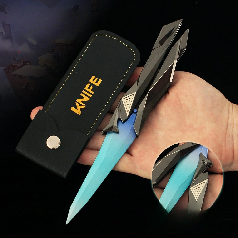 VALORANT Singularity Butterfly Knife Collectible Replica - High-Detail Alloy Model, Officially Inspired Design