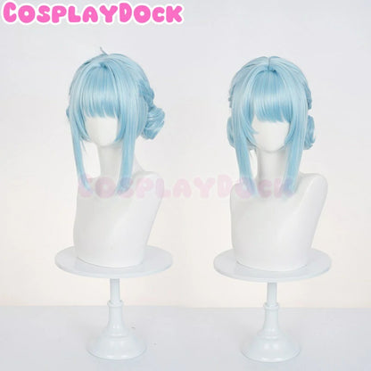 Cosplaydock Game Genshin Impact Ineffa cospaly blue wig