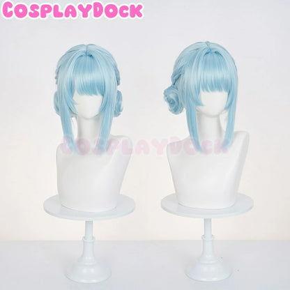 Cosplaydock Game Genshin Impact Ineffa cospaly blue wig