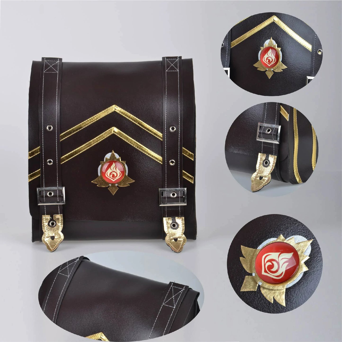 Genshin Impact Klee Cosplay Costume Full Set – Screen-Accurate Red Bomber Jacket, Dodoco Backpack & Hat | CosplayDock