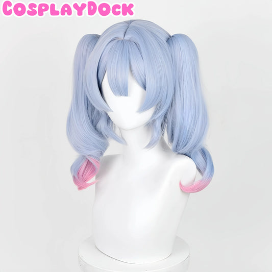 miku rabbit hole cosplay wig twin drills blue ombre streaks cosplaydock